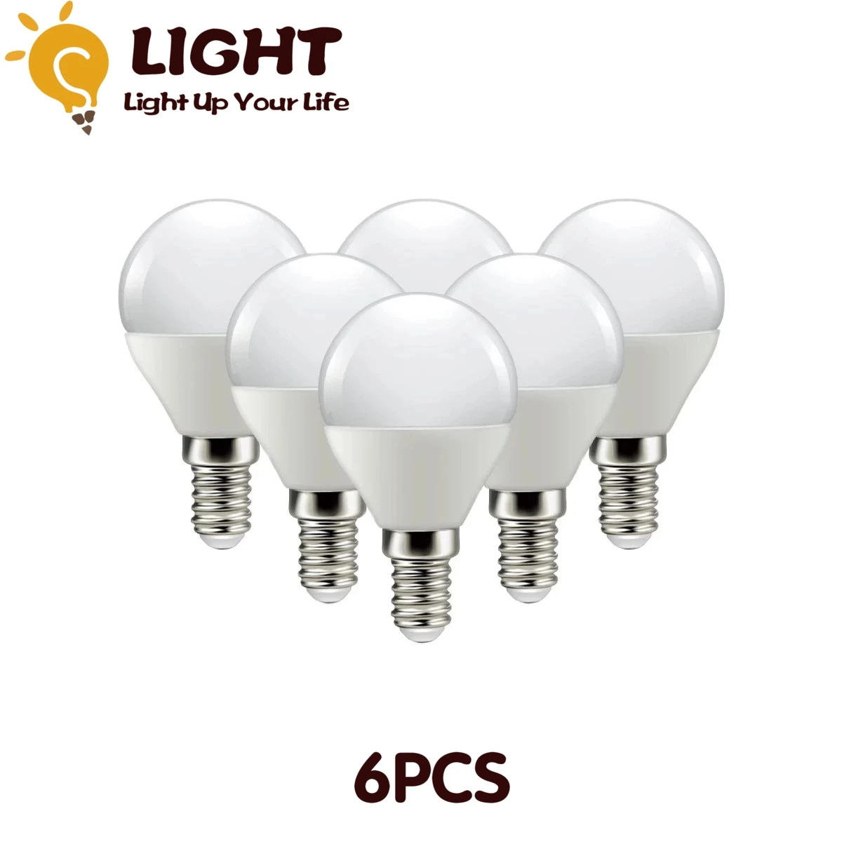 

6pcs/Lot 2021 Sale Limited Ce Emc Lvd Rohs Focos Led Bulb For Home Decoration Office G45 E14 5W Lampada 220v-240v Lamp Bombillas