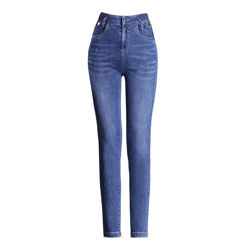 High-Waisted Jeans Women Clothing Elastic Feet Pants Spring And Autumn New Fashion Skinny Slim Pencil Female Clothing Pants
High-Waisted Jeans Women Clothing Elastic Feet Pants Spring And Autumn New Fashion Skinny Slim Pencil Female Clothing Pants