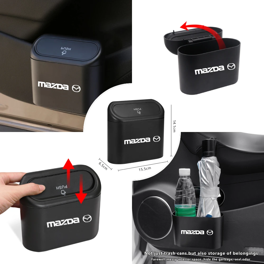 Multifunction Car Trash Can Pressing Type Storage Box Rubbish Bin Dustbin For Mazda 2 3 5 6 2017 CX-4 CX-5 CX-7 CX-9 CX-3
Multifunction Car Trash Can Pressing Type Storage Box Rubbish Bin Dustbin For Mazda 2 3 5 6 2017 CX-4 CX-5 CX-7 CX-9 CX-3