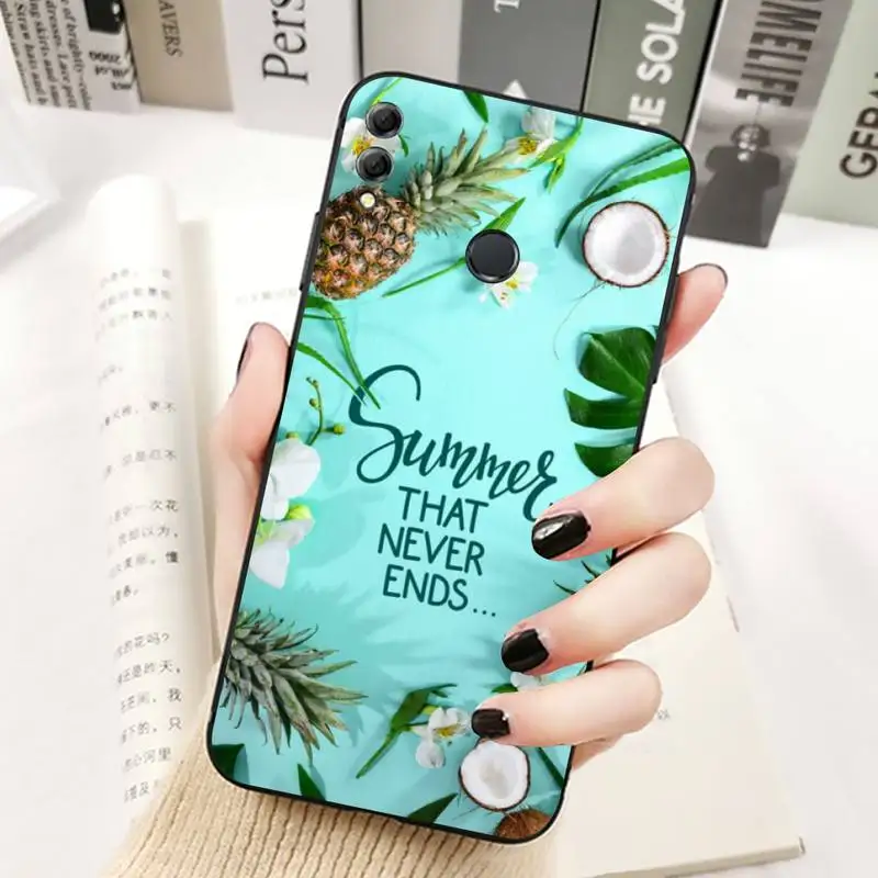 Пляжный чехол YNDFCNB с кокосовым фруктом для телефона Huawei Honor 10 i 8X C 5A 20 9 30 lite pro Voew V30 |