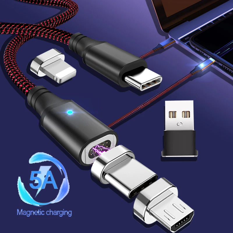 Micro USB Type C Magnetic Cable 5A Fast Charging Data Sync Cord LED Quick Charge Wire For iPhone 12 Pro Max Xiaomi 11 Huawei P40
Micro USB Type C Magnetic Cable 5A Fast Charging Data Sync Cord LED Quick Charge Wire For iPhone 12 Pro Max Xiaomi 11 Huawei P40