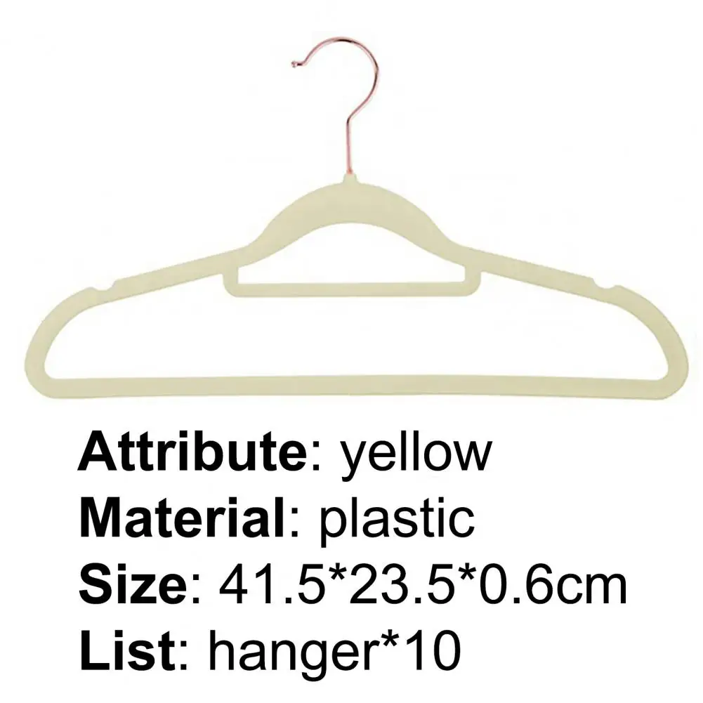 10Pcs Portable Clothes Hanger Eco-friendly Rust-proof Plastic Clothes Storage Holder Rack for Home Clothing Hangers Accessories
10Pcs Portable Clothes Hanger Eco-friendly Rust-proof Plastic Clothes Storage Holder Rack for Home Clothing Hangers Accessories