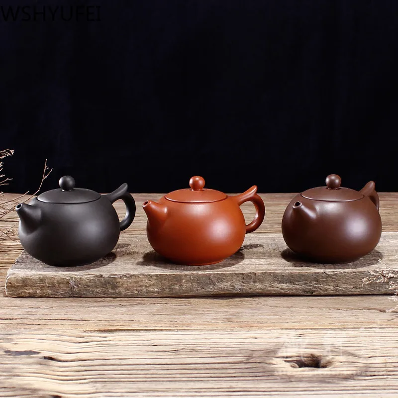 Китайский чайный горшок из фиолетовой глины Yixing ручной работы сервиз Dahongpao