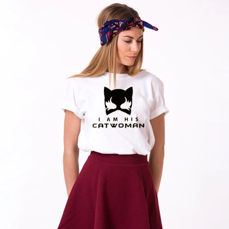 Woman Matching Tee Shirt Unisex Crewneck Short Sleeve Fashion Summer Top Couple Tshirt Cat
Woman Matching Tee Shirt Unisex Crewneck Short Sleeve Fashion Summer Top Couple Tshirt Cat