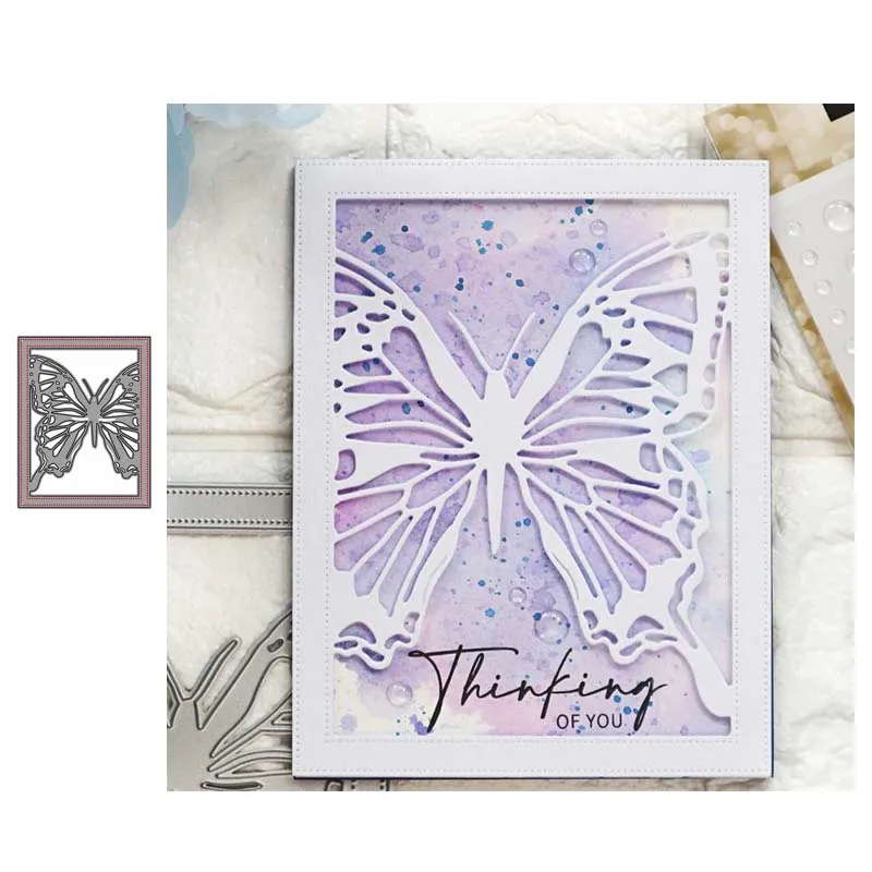 JC Metal Cutting Dies Butterfly Rectangle Background Scrapbooking Stencil Handmade Tool Punch Blade Paper Model Craft Decoration
JC Metal Cutting Dies Butterfly Rectangle Background Scrapbooking Stencil Handmade Tool Punch Blade Paper Model Craft Decoration