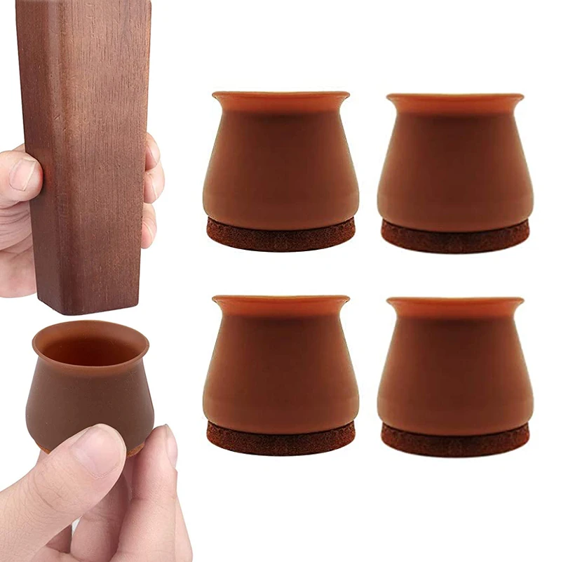 4pcs Silicone Furniture Leg Protection Cover Table Feet Pad Floor Protector For Chair Leg Floor Protection Anti-slip Table Legs
4pcs Silicone Furniture Leg Protection Cover Table Feet Pad Floor Protector For Chair Leg Floor Protection Anti-slip Table Legs