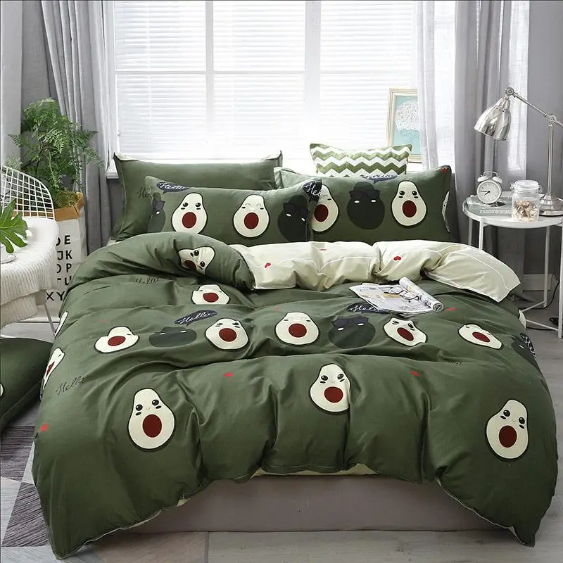Child Bedding Avocado King Size Comforter Set Animal And Plant Bed Linen Cotton For Children
Child Bedding Avocado King Size Comforter Set Animal And Plant Bed Linen Cotton For Children