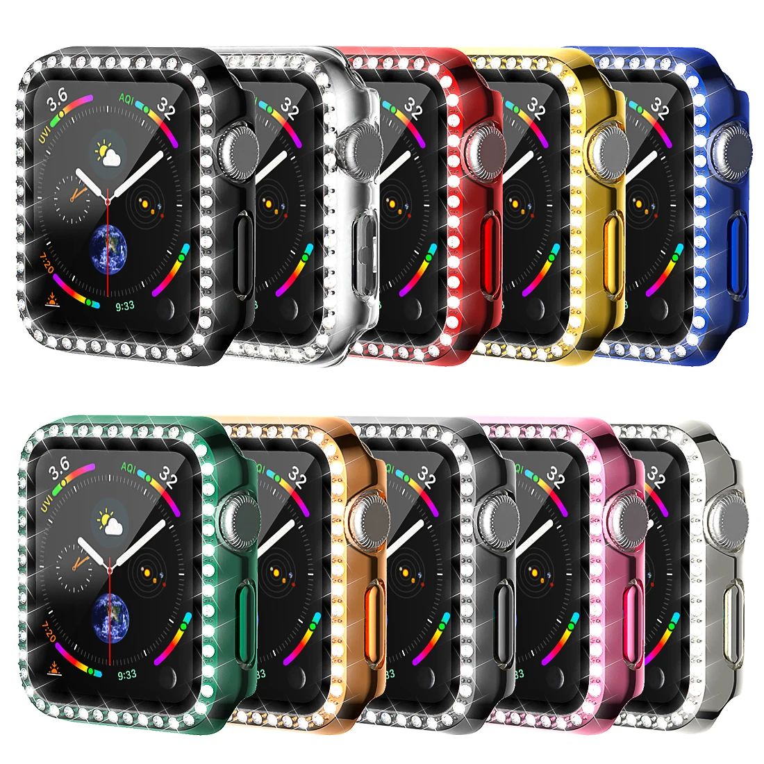 Edge Full Screen Color Bumper Cover For Apple Watch 6 5 4 3 2 40MM 44MM Case For iWatch SE 42MM Protector Apple Watch
Edge Full Screen Color Bumper Cover For Apple Watch 6 5 4 3 2 40MM 44MM Case For iWatch SE 42MM Protector Apple Watch
