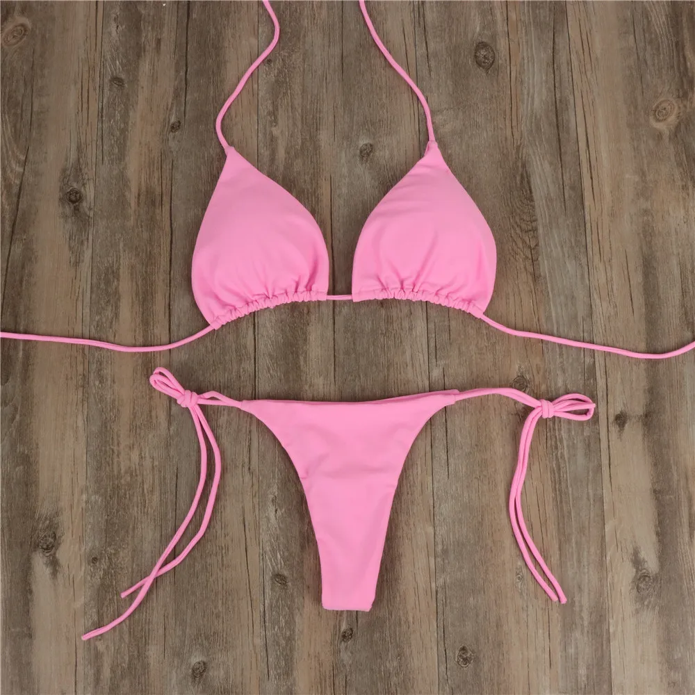 Summer Women's Swimsuit Split Swimming Bikini Backless Sexy Lace Up Sports Beach Suit Brazilian Bikini Swimwear
Summer Women's Swimsuit Split Swimming Bikini Backless Sexy Lace Up Sports Beach Suit Brazilian Bikini Swimwear