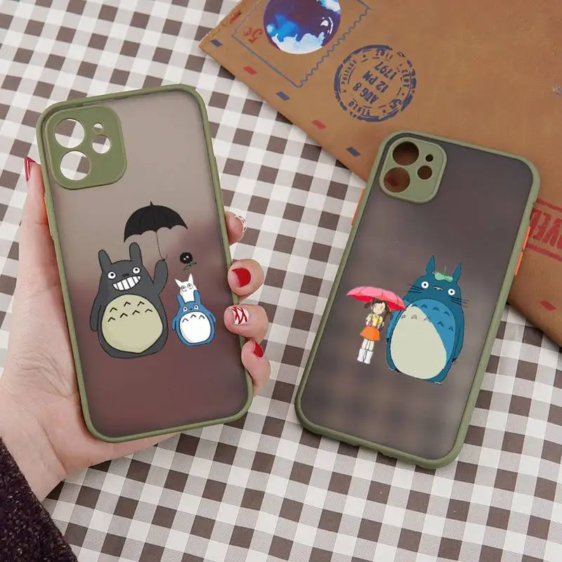 Totoro Spirited Away Miyazaki Hayao Phone Case matte transparent For iphone 7 8 11 12 plus mini x xs xr pro max cover
Totoro Spirited Away Miyazaki Hayao Phone Case matte transparent For iphone 7 8 11 12 plus mini x xs xr pro max cover