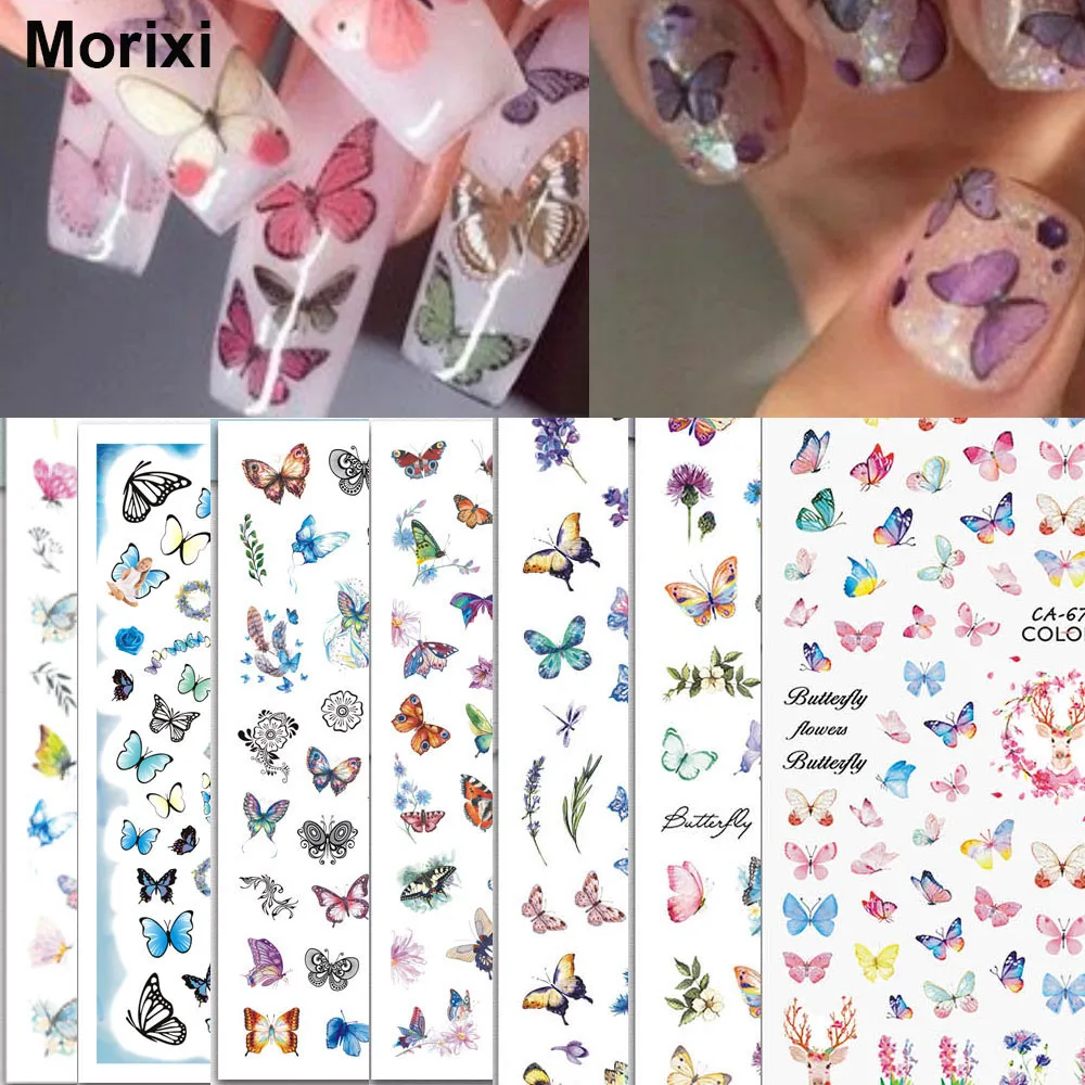 Наклейки для ногтей Morixi, с принтом бабочек, для весны, красивые полоски для ногтей, Ультратонкий клей для обратной стороны, Най, художественн...
Наклейки для ногтей Morixi, с принтом бабочек, для весны, красивые полоски для ногтей, Ультратонкий клей для обратной стороны, Най, художественн...