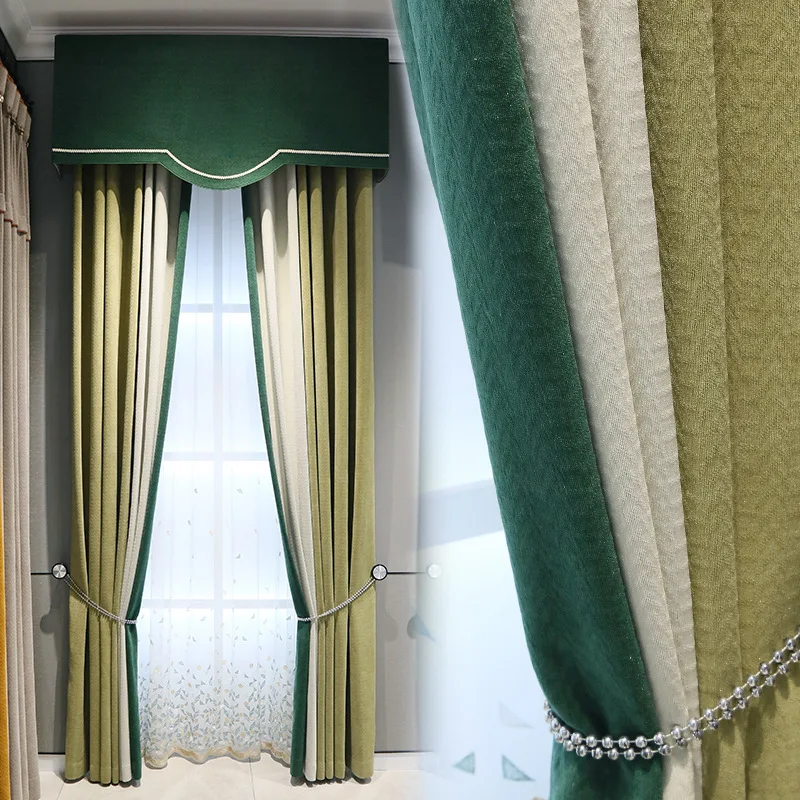 Curtains for Living Dining Room Bedroom Nordic Modern Minimalist Light Luxury Curtains Atmosphere Contrast Stitching Curtains
Curtains for Living Dining Room Bedroom Nordic Modern Minimalist Light Luxury Curtains Atmosphere Contrast Stitching Curtains