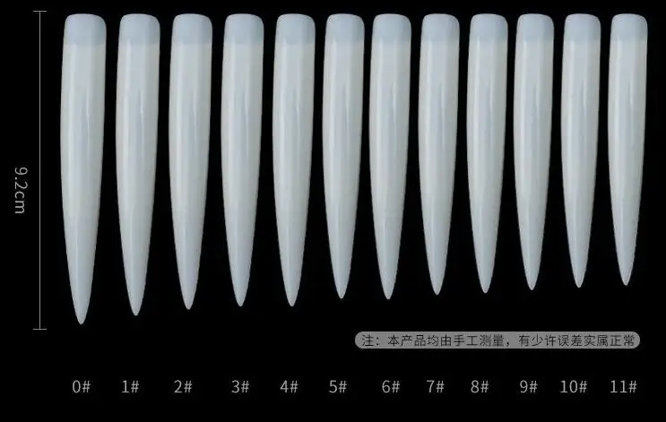 10*10PCS Natural White Transparent Extra Long French Acrylic Fake False Nail Tips Decoration
10*10PCS Natural White Transparent Extra Long French Acrylic Fake False Nail Tips Decoration