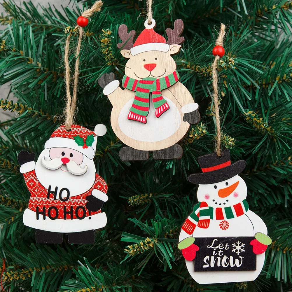 Christmas Tree Hanging Wooden Snowflake Hollow Santa Claus Xmas Pendant For Home Decor 2022 New Year Navidad Event Party Supply
Christmas Tree Hanging Wooden Snowflake Hollow Santa Claus Xmas Pendant For Home Decor 2022 New Year Navidad Event Party Supply