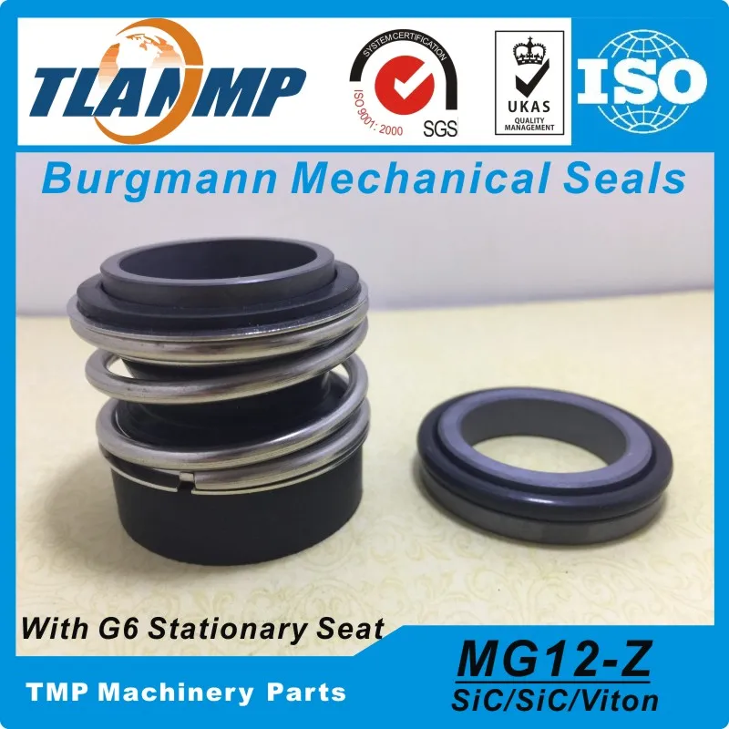 MG12/80-Z , MG12-80/G6 Burgmann Rubber Bellow TLANMP Mechanical Seals for Pumps with G6 Stationary Seat (Material:SiC/SiC/VIT)
MG12/80-Z , MG12-80/G6 Burgmann Rubber Bellow TLANMP Mechanical Seals for Pumps with G6 Stationary Seat (Material:SiC/SiC/VIT)