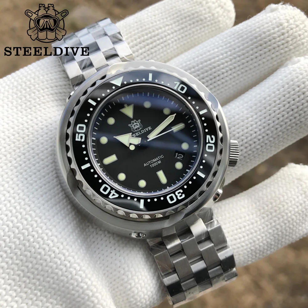SD1978 STEELDIVE Mens NH35 Automatic Movement Watch 1000M Waterproof Big Tuna Mens Mechanical Ceramic Bezel Diving Watch Reloj
SD1978 STEELDIVE Mens NH35 Automatic Movement Watch 1000M Waterproof Big Tuna Mens Mechanical Ceramic Bezel Diving Watch Reloj