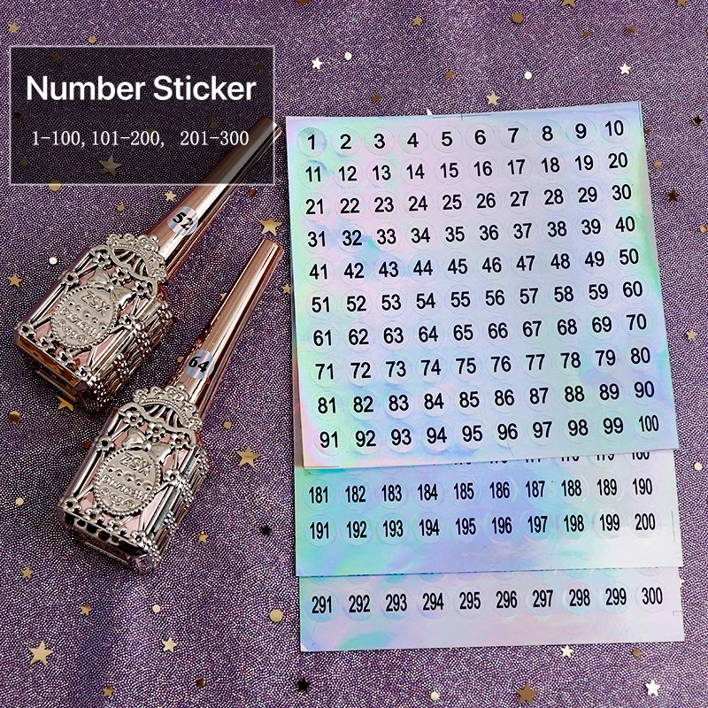Laser Number Label Stickers DIY Craft Self Adhesive Tags Sticker Gel Varnish Marking Numbering Manicure Tool
Laser Number Label Stickers DIY Craft Self Adhesive Tags Sticker Gel Varnish Marking Numbering Manicure Tool