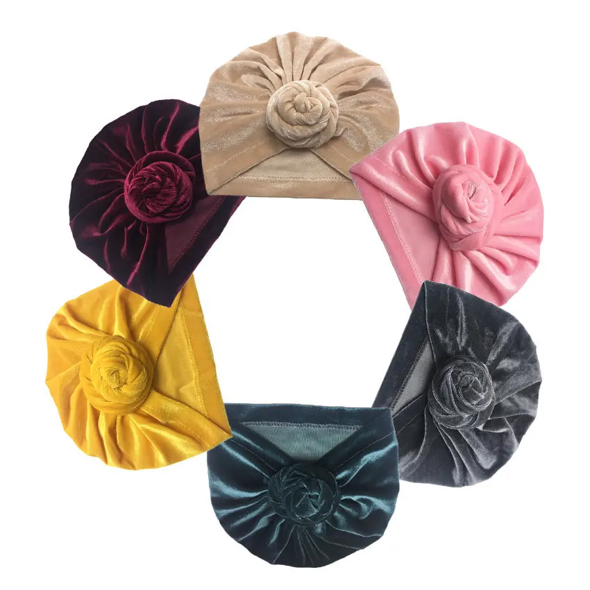 Infant Solid Color Golden Velvet Turban Hat Fashion Handmade Knotted Baby Girls Caps Newborn Headwear Birthday Gifts Photo Props
Infant Solid Color Golden Velvet Turban Hat Fashion Handmade Knotted Baby Girls Caps Newborn Headwear Birthday Gifts Photo Props