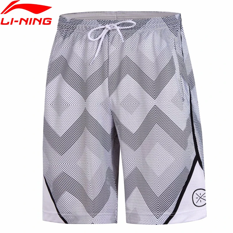 (Код Break) Li Ning мужские шорты для соревнований Уэйд облегающие 100% полиэстер