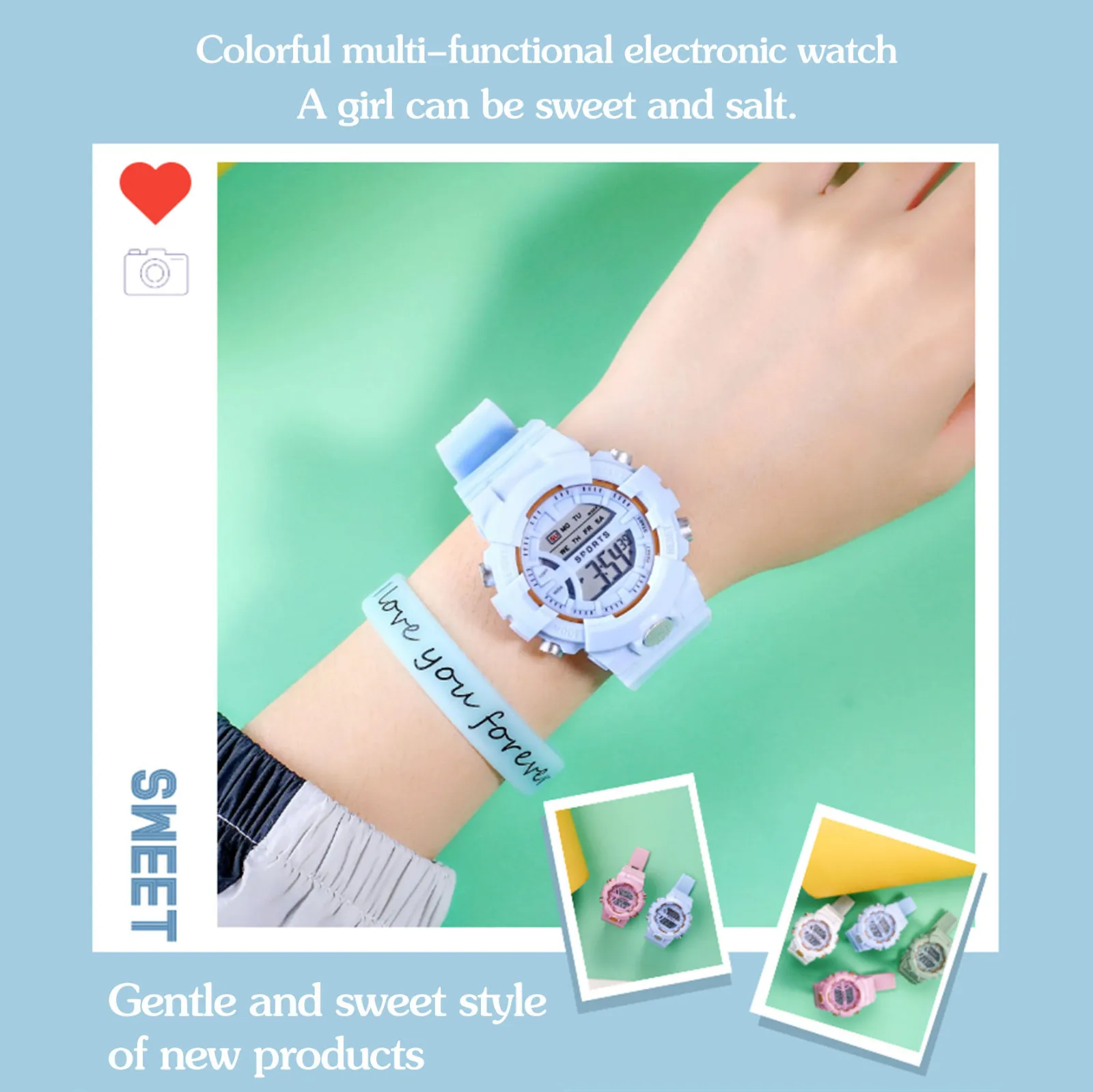 Fashion Multifunction Sports Watch Display Date Calendar Week Alarm Unisex Watch Water Resisit 12/24 Hourly Men's Watches
Fashion Multifunction Sports Watch Display Date Calendar Week Alarm Unisex Watch Water Resisit 12/24 Hourly Men's Watches