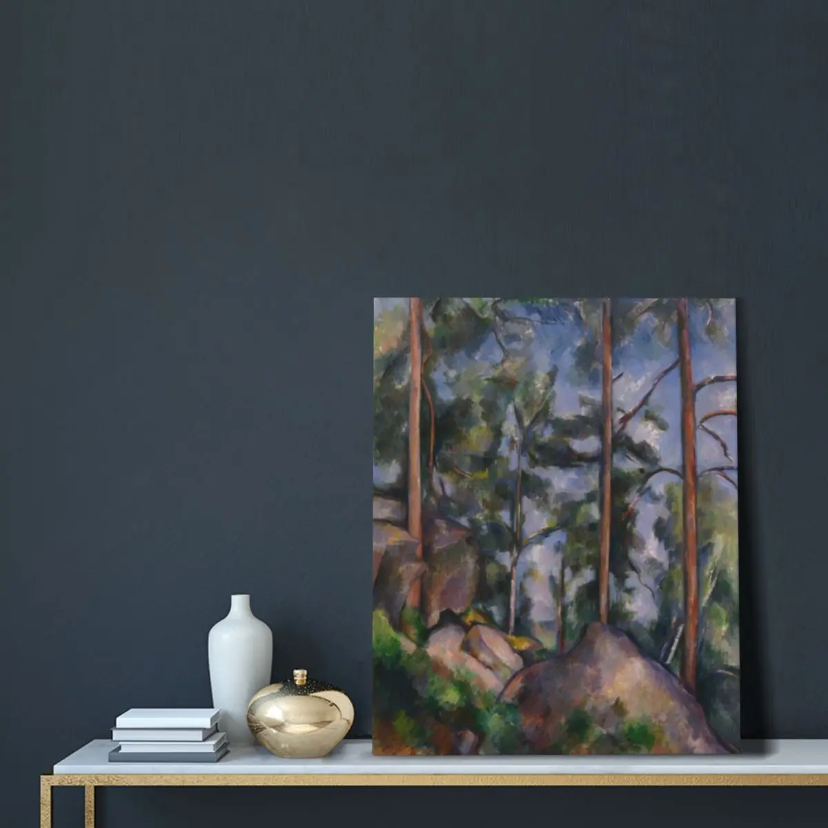 Cezanne Painting Fashion Contemporary Decoration Pictures Wood Bedroom Room Decor 
Cezanne Painting Fashion Contemporary Decoration Pictures Wood Bedroom Room Decor
