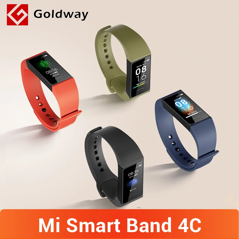 Глобальная версия Xiaomi Mi Smart Band 4C цветной фитнес-браслет 1 08 "экран 14h аккумулятор