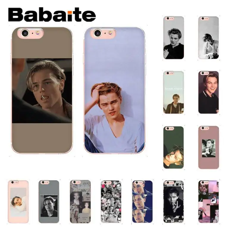 Babaite ДиКаприо leo молодой Леонардо Новинка чехол для телефона Fundas Крышка iPhone8 7 6 6S
