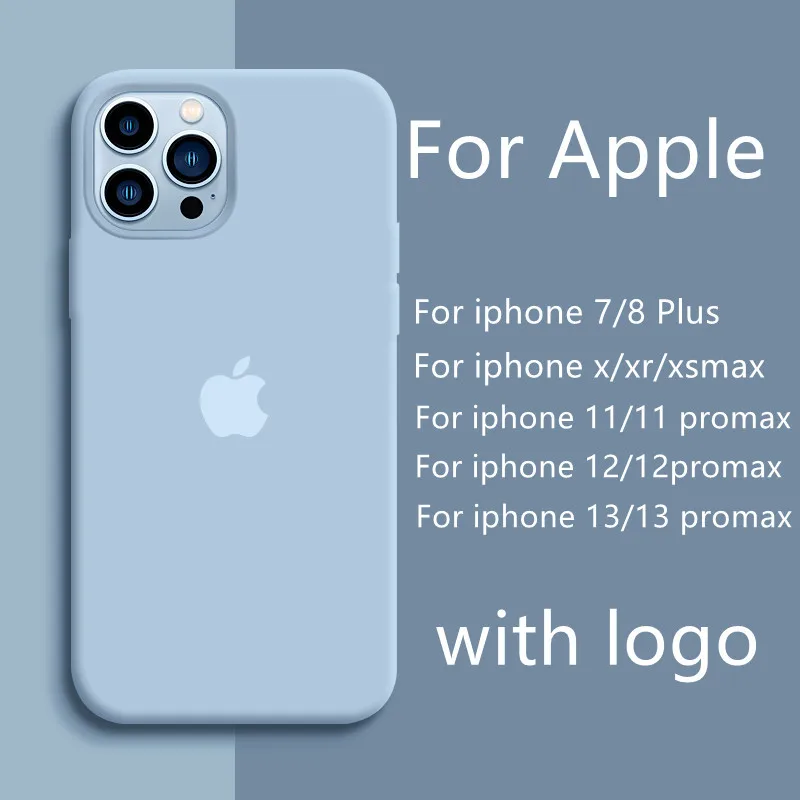 Original Official Silicone Case For iPhone 11 13 Pro X XR XS Case For iPhone 12 Pro Max 7 8 Plus SE 2020 Cover cases With LOGO
Original Official Silicone Case For iPhone 11 13 Pro X XR XS Case For iPhone 12 Pro Max 7 8 Plus SE 2020 Cover cases With LOGO