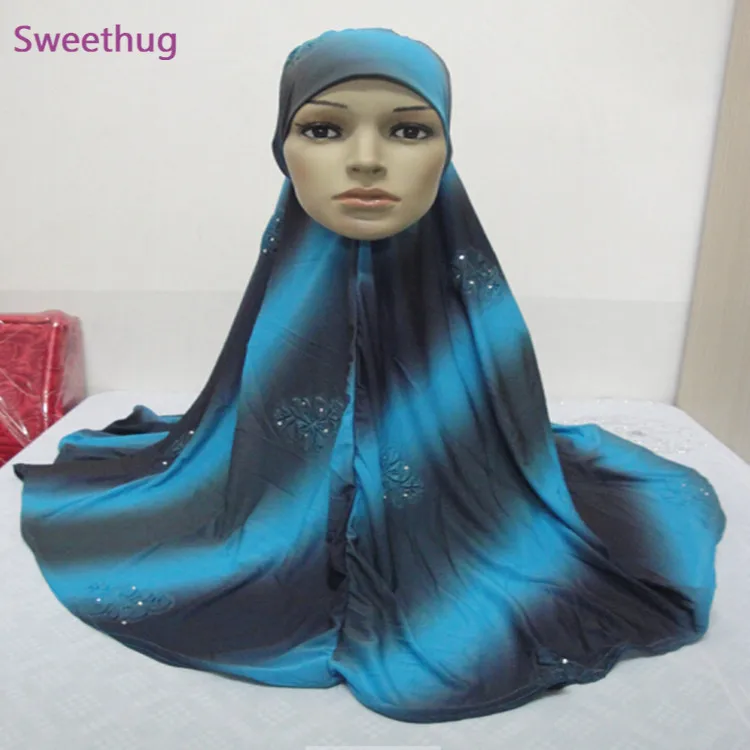 90*80cm Muslim Prayer Garment Smooth Crystal Hemp Prayer Hijab Cap Women Press Floral Diamonds Khimar Niqab
90*80cm Muslim Prayer Garment Smooth Crystal Hemp Prayer Hijab Cap Women Press Floral Diamonds Khimar Niqab