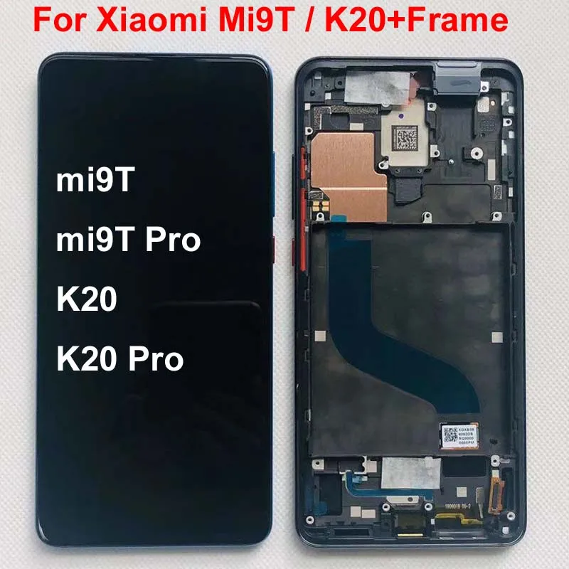 AAA Original New Amoled for Xiaomi Mi9T K20 LCD Display Touch Screen Digitizer Assembly for Xiaomi Mi 9t /Redmi K20 Pro+Frame
AAA Original New Amoled for Xiaomi Mi9T K20 LCD Display Touch Screen Digitizer Assembly for Xiaomi Mi 9t /Redmi K20 Pro+Frame