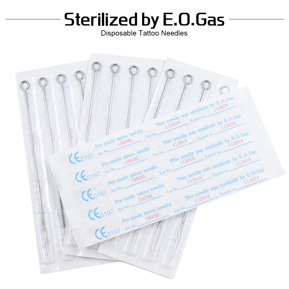 50pcs Assorted Sterilized Tattoo Needles RL RS M1 RM Mix Disposable Tattoo Needle for Coil Tattoo Machine
50pcs Assorted Sterilized Tattoo Needles RL RS M1 RM Mix Disposable Tattoo Needle for Coil Tattoo Machine