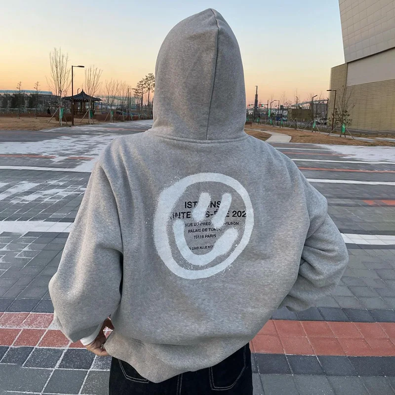 New Autumn Streetwear Women Sweatshirt Retro Smiley Zip Up Hoodies Female Blouse Loose Fleece Korean Fashion Moletom Ropa Mujer
New Autumn Streetwear Women Sweatshirt Retro Smiley Zip Up Hoodies Female Blouse Loose Fleece Korean Fashion Moletom Ropa Mujer