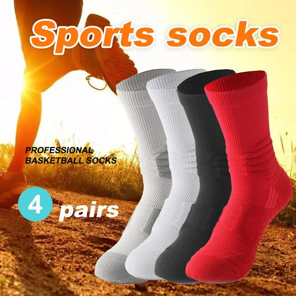4 Pairs Athletic Socks Quick Drying Moisture Wicking Polyester Performance Cushion Soft Men's Sports Hiking Socks for Cycling
4 Pairs Athletic Socks Quick Drying Moisture Wicking Polyester Performance Cushion Soft Men's Sports Hiking Socks for Cycling