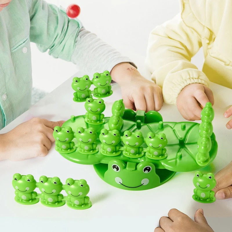 Montessori Math Toy Digital Frog Balance Scale Educational Math Balancing Scale Number Board Game Seesaw Kids Learning Toys
Montessori Math Toy Digital Frog Balance Scale Educational Math Balancing Scale Number Board Game Seesaw Kids Learning Toys