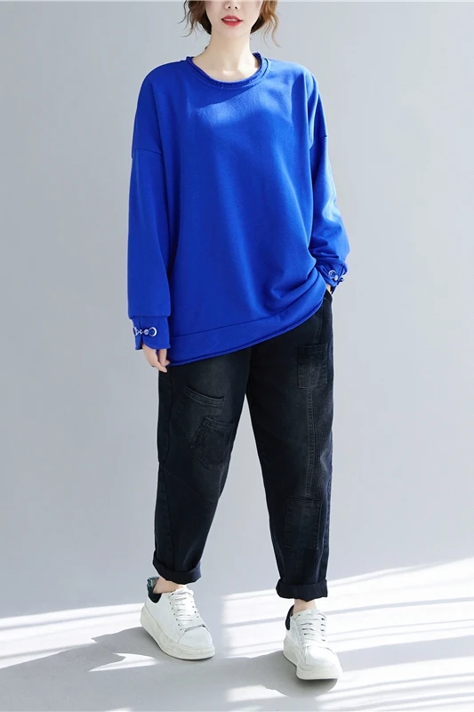 COIGARSAM Casual blouse women Upset Keep Warm blusas womens tops and blouses Color Blue 8413
COIGARSAM Casual blouse women Upset Keep Warm blusas womens tops and blouses Color Blue 8413