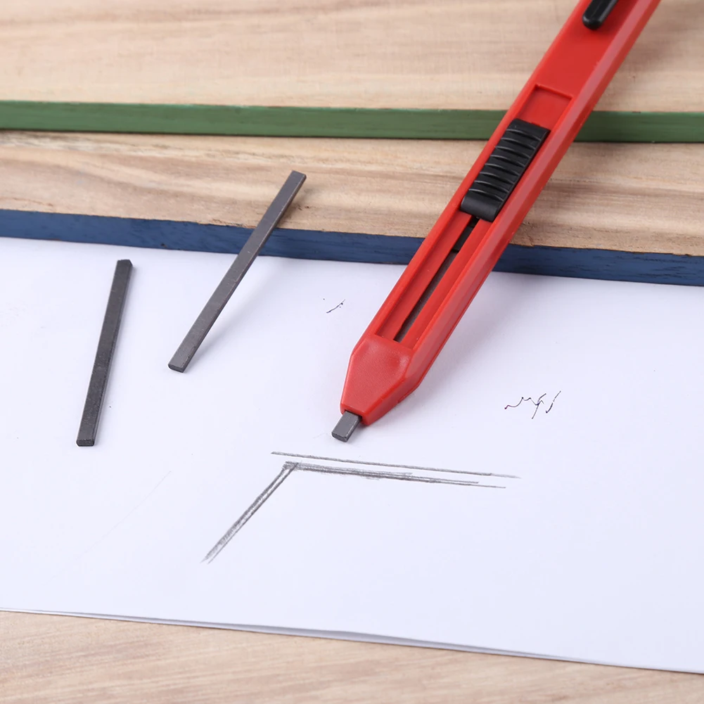 Solid Carpenter Pencils Set with Refills Leads Deep Hole Pencil Marker Marking Tool Scriber Drawing Marker Pen for Woodworking
Solid Carpenter Pencils Set with Refills Leads Deep Hole Pencil Marker Marking Tool Scriber Drawing Marker Pen for Woodworking