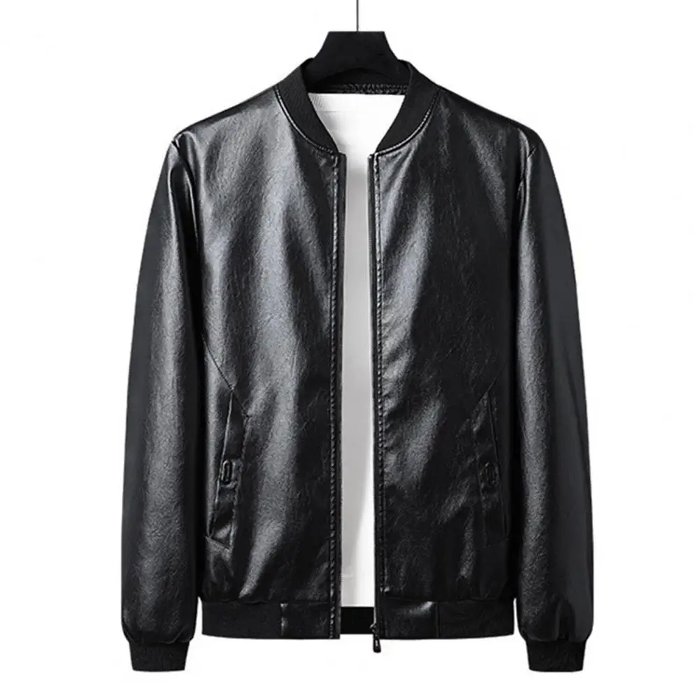 2021 Autumn Winter Jacket Men Long Sleeve Thermal Men Biker Jacket Coat Great Stitching PU Faux Leather Jacket Outwear Top
2021 Autumn Winter Jacket Men Long Sleeve Thermal Men Biker Jacket Coat Great Stitching PU Faux Leather Jacket Outwear Top