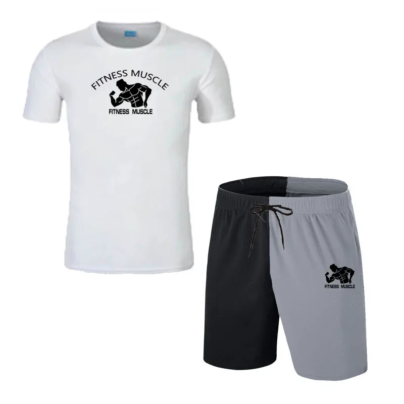 Tracksuit Men New 2021 Summer Two Piece Set Men Short Sleeve T Shirt Top+Shorts Suit Mens Sportwear Shorts Sets Outwear
Tracksuit Men New 2021 Summer Two Piece Set Men Short Sleeve T Shirt Top+Shorts Suit Mens Sportwear Shorts Sets Outwear