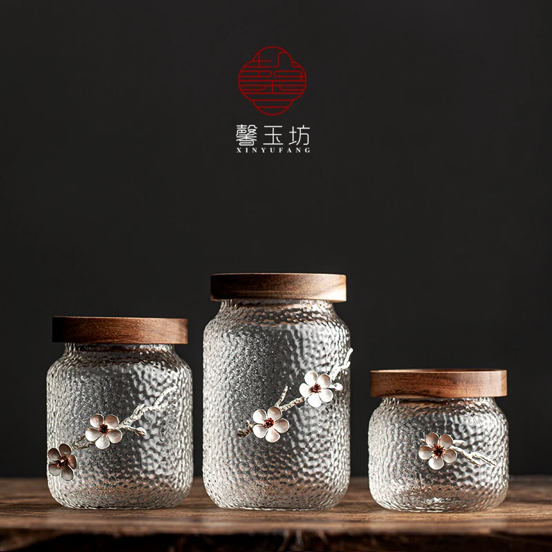 Glass Tea Container Large Round Stash Box Weed Smell Proof Tea Container Coffee Tea Storage Thee Doosjes Storage Pot BK50CY
Glass Tea Container Large Round Stash Box Weed Smell Proof Tea Container Coffee Tea Storage Thee Doosjes Storage Pot BK50CY