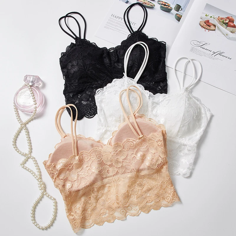 Women Push Up Wireless Lace Bra Top Women Bralette Underwear Lingerie Full Cup Female Bras Sexy Sling Beauty Wrapped Bra
Women Push Up Wireless Lace Bra Top Women Bralette Underwear Lingerie Full Cup Female Bras Sexy Sling Beauty Wrapped Bra