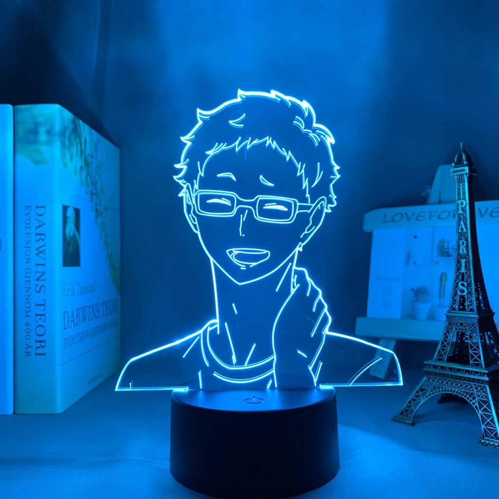 Anime Night Light Haikyuu Kei Tsukishima for Bedroom Decor Nightlight Kids Child Birthday Gift Manga 3d Lamp Haikyu Tsukishima 
Anime Night Light Haikyuu Kei Tsukishima for Bedroom Decor Nightlight Kids Child Birthday Gift Manga 3d Lamp Haikyu Tsukishima