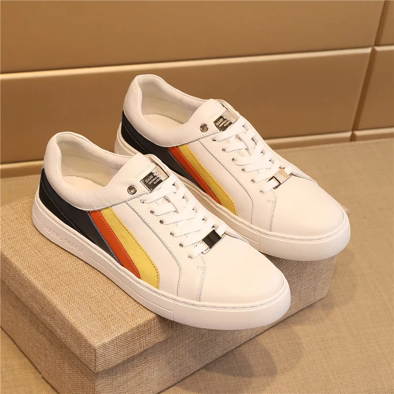 High-Quality Leather Shoes For Men Luxury Brand Casual And Comfortable Men's Shoes Lace-up Fashion Flat Shoes Sneakers
High-Quality Leather Shoes For Men Luxury Brand Casual And Comfortable Men's Shoes Lace-up Fashion Flat Shoes Sneakers