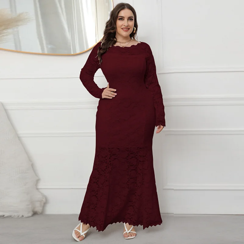 Bodycon Mermaid Sexy Lace Dresses For Women Elegant Wedding Gowns African Ankara Ladies Long Dress 2022 New Fashion Robes 
Bodycon Mermaid Sexy Lace Dresses For Women Elegant Wedding Gowns African Ankara Ladies Long Dress 2022 New Fashion Robes