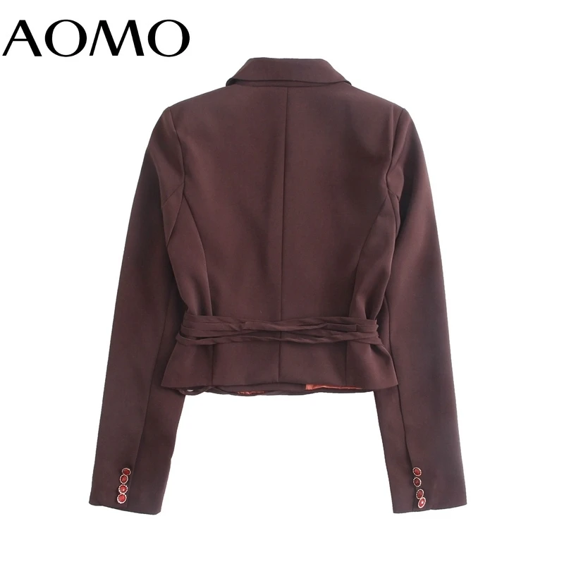 AOMO Women 2021 Fashion Solid Crop Blazer Coat with Slash Long Sleeve Female Outerwear Chic Tops QD93A
AOMO Women 2021 Fashion Solid Crop Blazer Coat with Slash Long Sleeve Female Outerwear Chic Tops QD93A