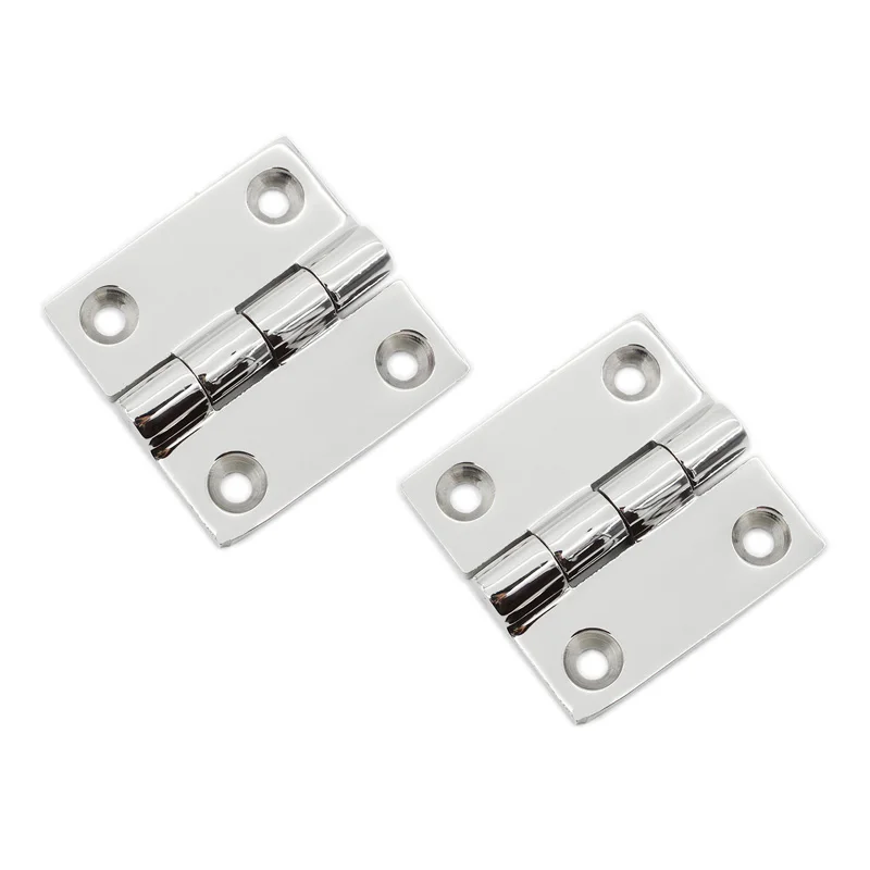 

Hinges Heavy Duty,Marine Grade 316 Stainless Steel Butt Hinges for Yacht,Steamship, Ships,Cruises,Boats,RVS 2Pack 50x50x4.5mm