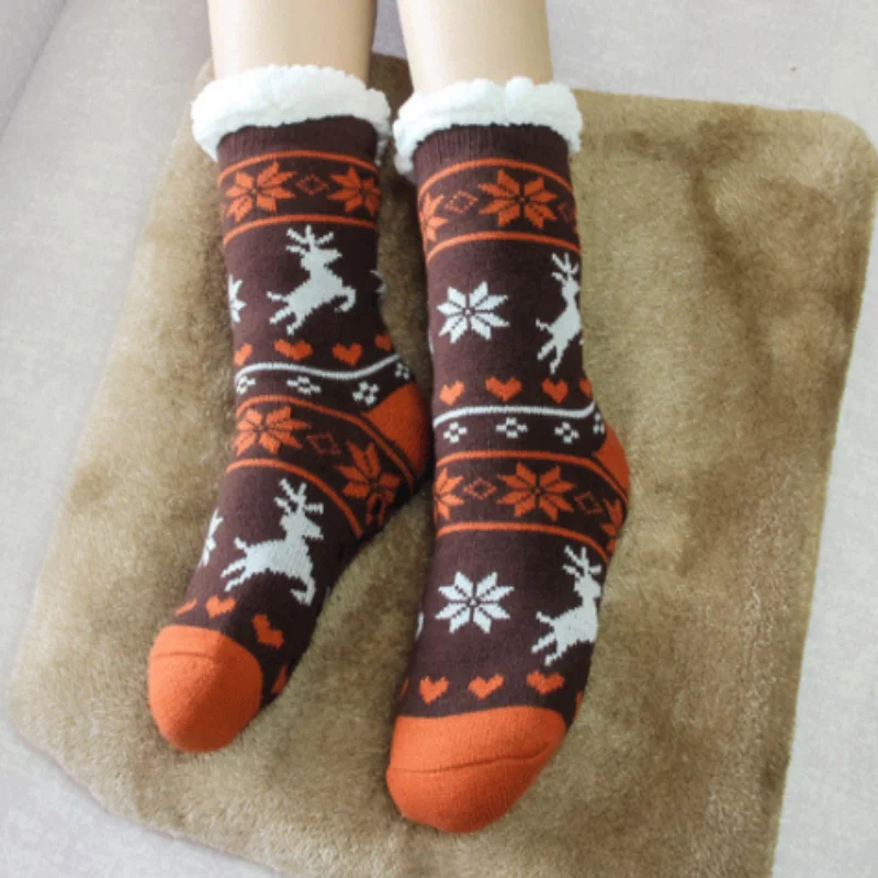 Winter Warm Socks Extra-Warm Thermal Fleece Indoor Socks Stretchy for Winter Thick Plush Home Anti Slip Sock Christmas Gift
Winter Warm Socks Extra-Warm Thermal Fleece Indoor Socks Stretchy for Winter Thick Plush Home Anti Slip Sock Christmas Gift