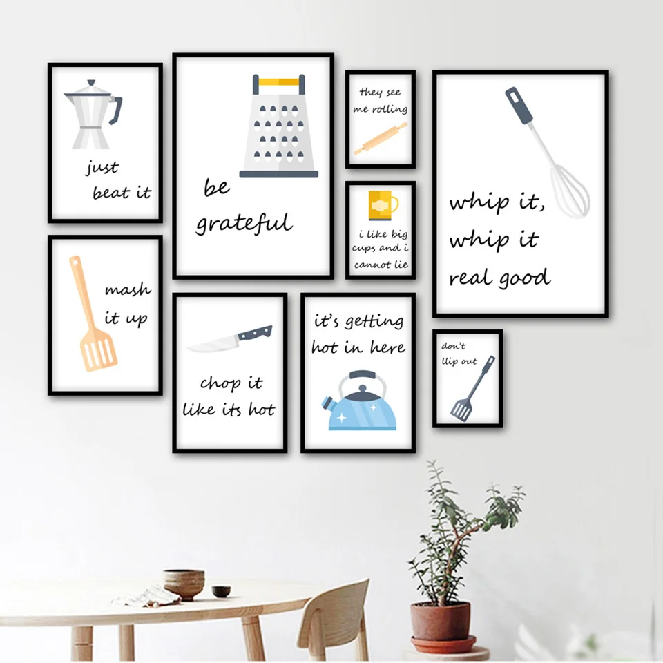 Wall Art Canvas Paintings Cartoon Kitchen Ware Quotes Nordic Style Poster Pictures Home Decor For Restaurant Printed Modular
Wall Art Canvas Paintings Cartoon Kitchen Ware Quotes Nordic Style Poster Pictures Home Decor For Restaurant Printed Modular