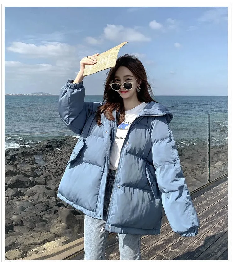 Women's Coat 2021 New Loose Student Zipper Coats Large Size Small Casual Anti-Season Hat Cotton Outerwear Female
Women's Coat 2021 New Loose Student Zipper Coats Large Size Small Casual Anti-Season Hat Cotton Outerwear Female