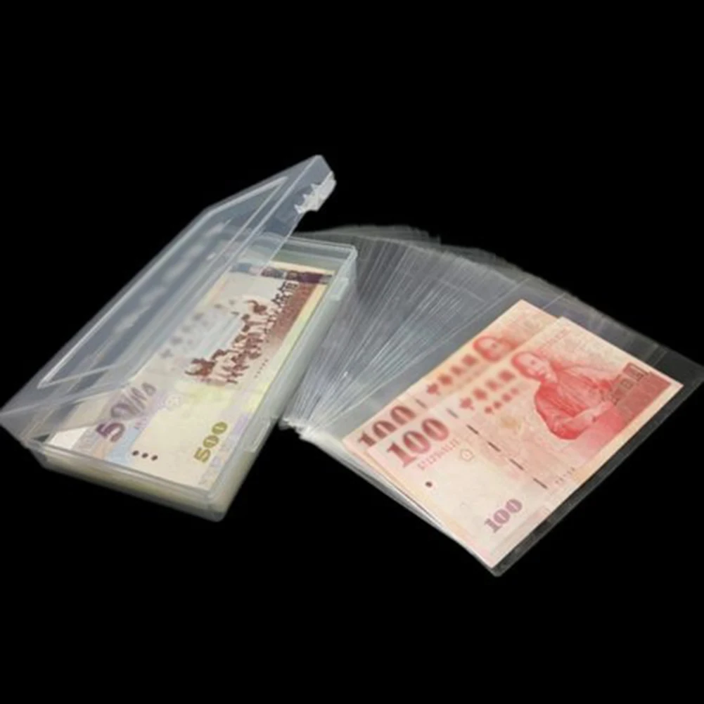 100 OPP Bags Storage Box No.4 Bag Banknote Protection Bag Storage Box 18*9cm Banknote Album Storage Bag Protect Banknotes
100 OPP Bags Storage Box No.4 Bag Banknote Protection Bag Storage Box 18*9cm Banknote Album Storage Bag Protect Banknotes
