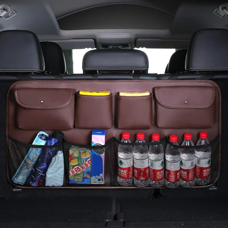 PU Leather Car Rear Seat Back Storage Bag Multi-use Car Trunk Organizer Auto Stowing Tidying Accessories Backseat Organizer
PU Leather Car Rear Seat Back Storage Bag Multi-use Car Trunk Organizer Auto Stowing Tidying Accessories Backseat Organizer